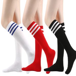 Knee High Sock Women Striped Ladies Japanese Harajuku College Style Cotton Summer Middle Tube Calf Sock Black White Female Gift