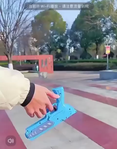 LV201 Airplane Launcher Glider / mainan pesawat ketapel gelembung BBS