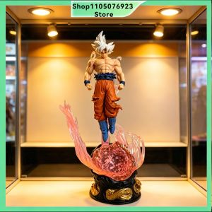 Bandai | Dragon Ball Z Son Goku Ultra Instinct Figure Small Size Super Saiyan Anime Figurine Decorative Model Ornament Gift for Fans