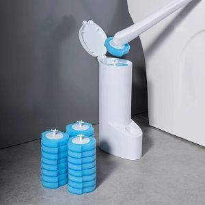 ชุดอุปกรณ์ทำความสะอาดขัดผนังห้องน้ำ1ชุดละลายและเปลี่ยนแปรง16หัวแปรงห้องน้ำ