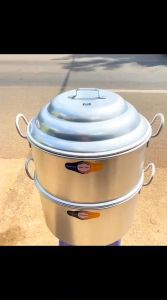 Xửng hấp bánh bao chỏ hấp xôi nồi hấp lớn 20 đến 40 cm nhôm Thanh hiền-kim sang dùng làm hấp há cảo hấp bánh plan