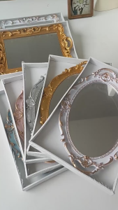 Tray Vintage Emas Mewah - Nampan Aksesoris Estetik Cocok Untuk Kosmetik/Perhiasan & Dekorasi Ruang Tamu