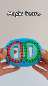 [ALONK.S] Mainan Puzzle Magic Cube Pop it Finger Spinner Magic Bean Fidget fun Double Flip