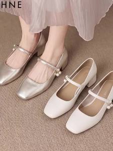 Daphne | Square Toes Mary Janes Fall Singles Shoes