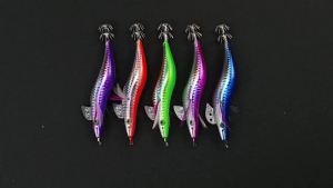 Ackibbik 5 Cái/bộ 13.5Cm/20G Mồi Câu Tôm Dạ Quang Mực Jig Móc Dành Cho Câu Cá Trên Bãi Biển Sông