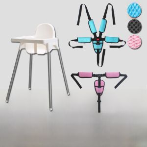 Child Car Seat Safety Belt Pushchair Electric Vehicle Three-Wheel Baby Carriage Strapree Baby Car Seat Belt Three-Point Strap