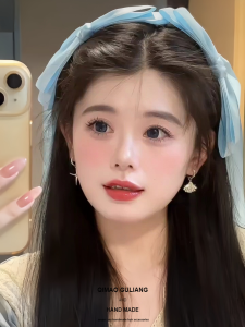 Sweet Butterfly Knot Hair Clip Baby Blue Version Pastel Pink Pure Innocence Girl Feeling Top Clip Anti Aging Hair Accessories