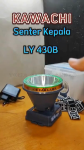 Senter Kepala Super Terang 30 Watt KAWACHI LY-430B 30 Watt | Headlamp LED Super Headlight Tahan 17 Jam Waterproof Anti Air Baterai 4500mAh Bisa Di Cas Isi Ulang USB | Headlamp Super Bright Tahan Lama | Gallery Audio
