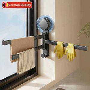 BAOJIAJING | Suction Wall-mounted Multi-bar Rotatable Towel Rack for Dish Washing Area
