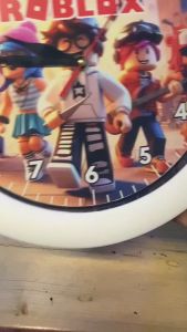 Jam Karakter BESAR - Jam Dinding Karakter Roblox Dekorasi Rumah – DIAMETER 30cm / Jam Dinding Analog Karakter Roblox Jam Dinding Quartz Dekorasi Rumah Hiasan Dinding