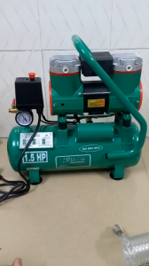 Máy nén khí Romano RM16H/14L không dầu tốc nhanh thiết kế chuẩn Italya Tặng kèm dây Pu6m và nối bi