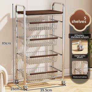 WANGXINGHEYUE | Vintage Style Multi-layer Mobile Storage Cart