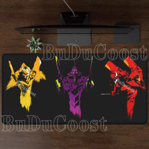 Bandai | Large Anime Evangelione EVA 01 Mouse Pad XXL Office Accessories Computer Gaming Mousepad PC Gaming e-sports HD Printing Desk Mat