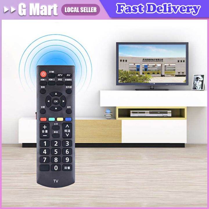 ⭐【LazTop Seller】Universal Television Remote Control for Panasonic YK-0400J TH-43DX/55DX680 55FX680C YK-0400J TH-43DX/55DX680 55FX680C RM-L1268 TOSHIBA N2QAYB000487 Smart TV Controller Replacement Parts 306-Panasonic-TV-RC