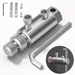 1 Sets Broken Wire Extractor Threading Tools Broken Pipe Screw Remover Water-tap Angle Valve Repair Disassembly Bathroom Tool