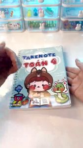 Sách - Sổ Takenote tóm tắt kiến thức Toán 4 Tiếng Việt 4 - 5 Tiếng Anh (Bản mới - Có lựa chọn)