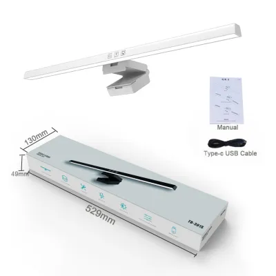 50cm Computer Monitor Light Bar Screen Hanging Lights Stepless Dimming USB Desk Lamp For Study Reading Light Table Monitor Lamp