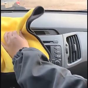 Car Wash Towel Double Thickened Surface Coral Fleece Velvet Fine Fibre Car Wash Towel