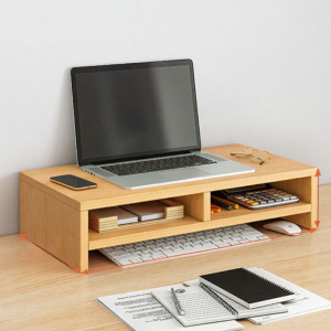 Desktop Monitor Riser Shelf