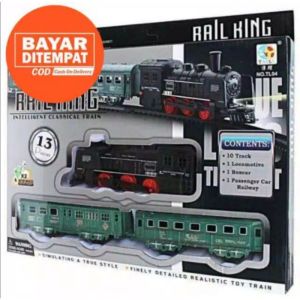 Mainan Anak Rel Kereta Api Rail King Suara dan Lampu Best Seller