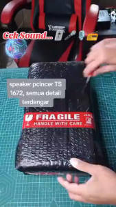 TaffSTUDIO Pcinener 2 PCS Speaker Pintu Mobil 6 Inch Subwoofer HiFi 500 W - TS-1672