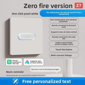 aodoran | Voice Control Smart Switch Panel with Xiaoai Support and Dual Control