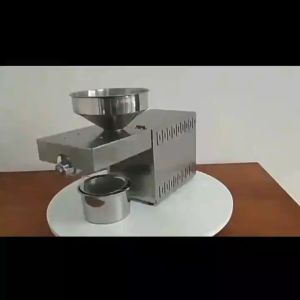 Viocky Small stainless steel commercial intelligent cold and hot press automatic coconut oil press