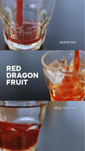 Montenne Red Dragon Fruit Real Fruit Mix 1L
