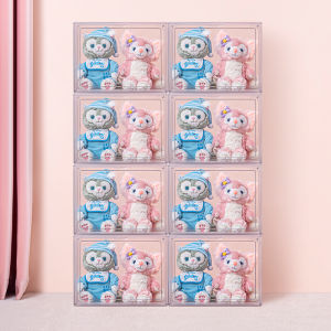AMU·PIGGY | Magnetic Acrylic Dustproof Toy Showcase