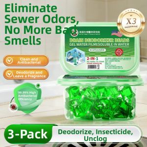 Odor Control Insect Repelling Toilet & Drain Gel Balls