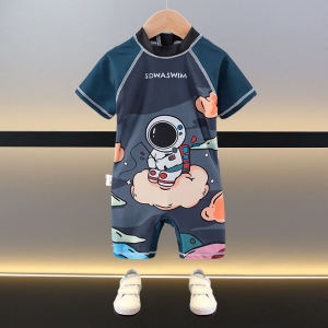 Boys Speed Dry One-Piece Swimsuit Child 4-5 Years Old Summer Swimmingwear Comfortable Fabric Boys Bathing Suit Childrens Clothing