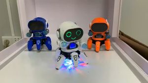 COD Mainan anak Dance Robot Seri Space Astronaut Joget Menari Musik Dan LED Lampu