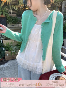 เสื้อกล้ามผ้าตาข่ายสไตล์ฝรั่งเศสหวานๆ สำหรับผู้หญิง ฤดูใบไม้ผลิและฤดูร้อน 2025 ใหม่ เสื้อกล้ามผ้าตาข่ายแบบสวมใส่หลายชั้น ทรงหลวม สีพื้น