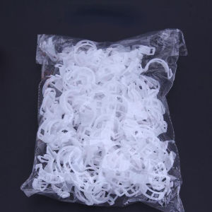 50/100pcs Plastic Plant Clips Supports Connects Reusable Protection Grafting Fixing Tool Gardening Supplies for Vegetable Tomato