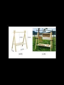 Condor-ไม้แขวนเสื้อแบบพกพาไม้เนื้อแข็งชั้นวางของสามเหลี่ยมที่ถอดออกได้ชั้นวางของรายได้น้ำค้างสัตว์เลี้ยงราวตากผ้าอุปกรณ์กลางแจ้ง