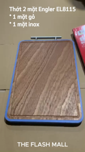 Thớt hai mặt SEKA ENGLER EL8115 kháng khuẩn an toàn mặt trước gỗ mặt sau inox sạch bền dễ vệ sinh