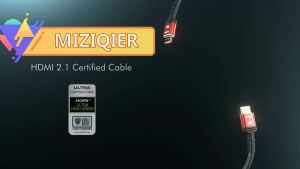 MIZIQIER Long 8K HDMI 2.1 Cables 48Gbps Ultra High Speed Braided Cord-4K 120Hz 8K 60Hz for Roku TV/PS5/PS4/HDTV/RTX 3080 3090