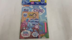 Blues Clues Activity Pack With 4 Colour Pencils 1 Colouring Book 1 Activity Pad Suitable For Kids