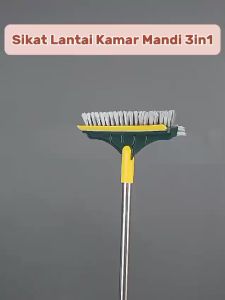 Sikat Gagang Kamar Mandi Alat Wiper Pembersih Lantai 3in1