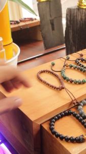 Gelang Tasbih Kayu Nagasari Nogosari Merah ASLI Cirebon 33 Butir. Bersertifikat