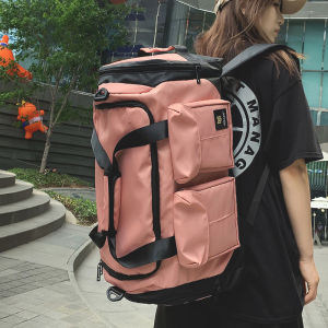 Large Capacity Travel Backpack Fitness Handheld Short Trip Lightweight Luggage Bag Men Women Outdoor Leisure Oxford Cloth Bag