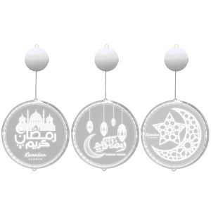 Lights Up Muslim Decorations Battery Operated for Door Home Party Supplies