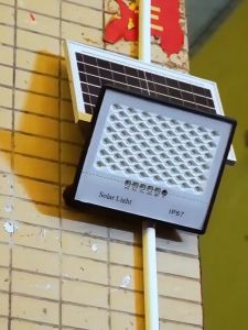 Solar Lights Led Waterproof Flood Lights high power Automatic Night Light original street Lamp Panel Set IP67 With Remote Indoor Ceiling Light
