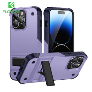 FLOVEME Luxury Armor Folding Stand Phone Case For Samsung Galaxy S23 S22 S21 Ultra Plus S21 S20 FE Rugged Kickstand All-inclusive Shockproof Back Cover For Samsung A73 A53 A33 A32 A23 A22 A54 A14