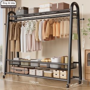 YIXUAN | Giá Đựng Quần Áo Đa Năng Di Động