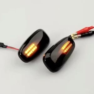 2xDynamic LED Fender Turn Signal For Opel Astra G 1998-2009 Zafira A 1999-2005 Side Marker Lights Lamps 2000 2001 2002 2003 2004