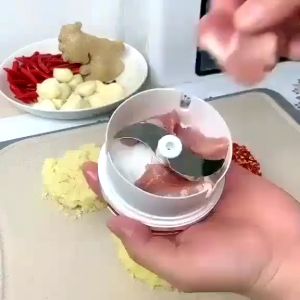 MINI FOOD CHOPPER Mini Blender Tangan Pemotong Daging Bawang dapur