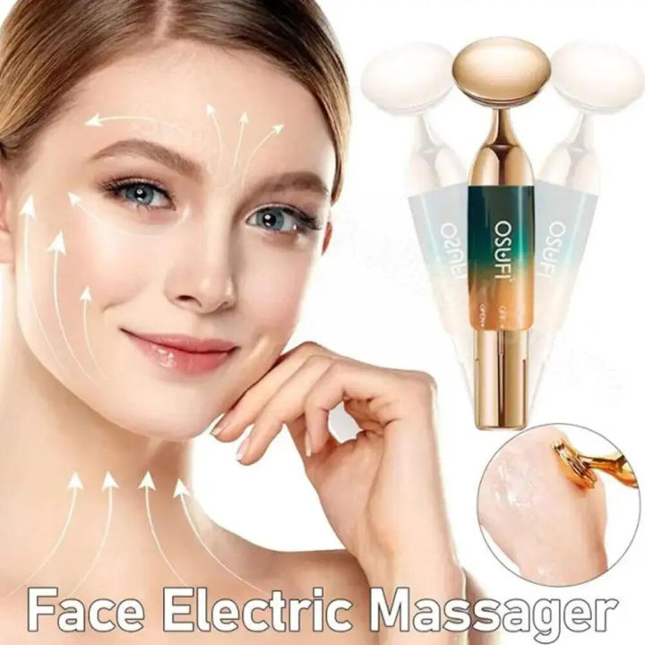 Electric Face Roller Massager Slimming Vibration Facial Lift Roller ...