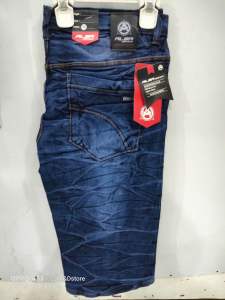 Celana pendek jeans pecah beling pria~jeans pecah beling premium~distro
