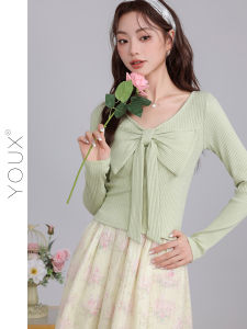 YOUXIANG | Áo Len Hàn Quốc Cổ V